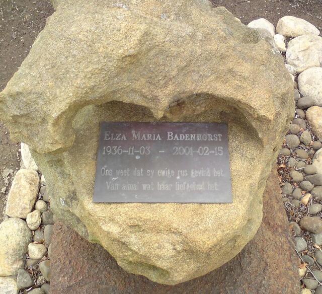 BADENHORST Elza Maria 1936-2001