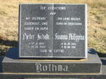 BOTHMA Pieter Schalk 1921-1982 & Susanna Philippina 1931-2011