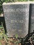 REDGARD Johanna Hendrika 1918-1965