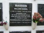 BASSON Willem Daniel 1922-2009 & Magdalena Catharina 1927-2013