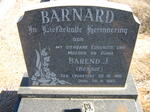BARNARD Barend J. nee VORSTER 1916-1983