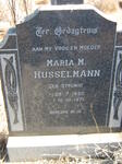 HUSSELMANN Maria M. nee STRUWIG 1930-1971