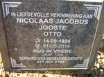 OTTO Nicolaas Jacobus Jooste 1924-2014
