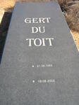 TOIT Gert, du 1958-2002