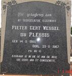 PLESSIS Pieter Gert Wessel, du 1905-1967