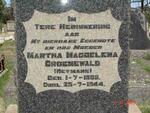 GROENEWALD Martha Magdelena neé HEYMANS 1889-1944