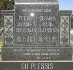 PLESSIS Petrus Johannes Christiaan, du 1875-1942 & Susanna Maria CLAASSENS 1887-1970