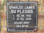 PLESSIS Charles James, du 1932-2003