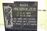 OBERHOLZER Baba 1989-1989