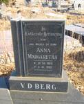 BERG Anna Margaretha, v.d. 1903-1992