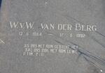 BERG W.v.W., van der 1944-1992