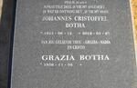 BOTHA Johannes Cristoffel 1955-2012 & Grazia 1956-