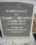 BRINK Matty nee PRELLER 1903-1996