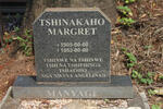 MANYAGE Tshinakaho Margret 1905-1953