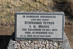 MERWE Stephanus Petrus, v.d. 1864-1941