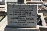 ADSHADE Thomas 1868-1949 & Margaretha C. EYSSEN 1874-1950