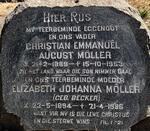 MOLLER Christian Emmanuel August 1889-1953 & Elizabeth Johanna BECKER 1894-1986