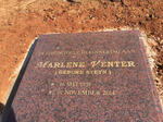 VENTER Marlene nee STEYN 1955-2014