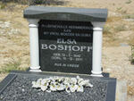 BOSHOFF Elsa 1942-2011