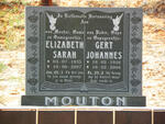 MOUTON Gert Johannes 1936-2008 & Elizabeth Sarah 1935-2007