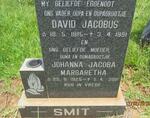 SMIT David Jacobus 1915-1991 & Johanna Jacoba Margaretha 1925-2001