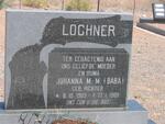 LOCHNER Johanna M.M. née RICHTER 1909-1980