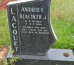 LACQUET Andries Hiacinth J. 1923-1994