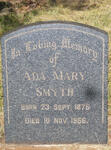 SMYTH Ada Mary 1875-1955