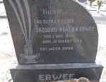 ERWEE Jacobus Malan 1924-1952