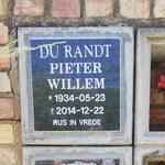 RANDT Pieter Willem, du 1934-2014