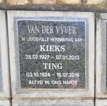 VYVER Kieks, van der 1927-2013 & Ting 1924-2016