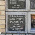 PEARSON Lloyd 1971-2001