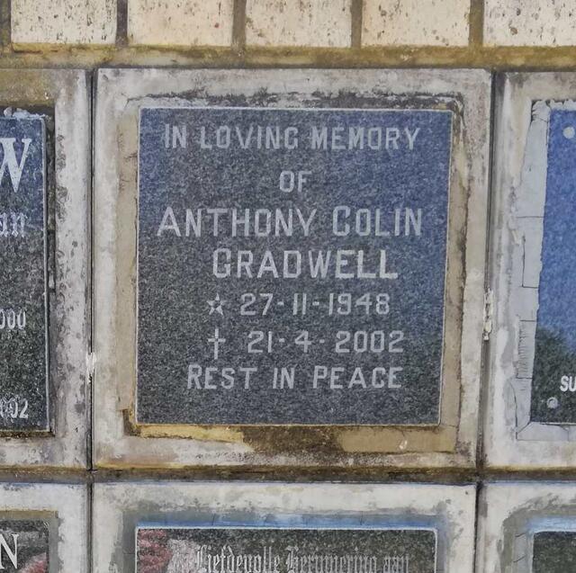 GRADWELL Anthony Colin 1948-2002