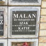 MALAN Izak 1913-2001 & Katie 1914-2001