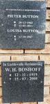 BUTTON Pieter 1943-2011 & Louisa 1947- :: BOSHOFF W.H. 1919-2008