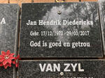 DIEDERICKS Jan Hendrik 1970-2017