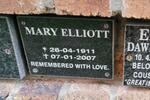 ELLIOT Mary 1911-2007