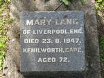 LANG Mary -1947