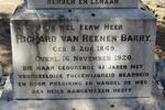 BARRY Richard van Reenen 1849-1920