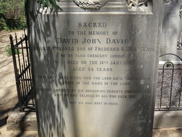 DAVIS David John -1890