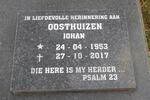 OOSTHUIZEN Johan 1953-2017