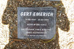 EMERICH Gert 1934-2014