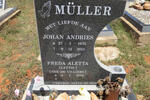 MULLER Johan Andries 1931-2013 & Freda Aletta DE VILLIERS 1933-