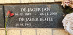 JAGER Jan, de 1942-2009 & Kotie 1942-