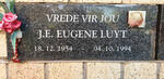 LUYT J.E. Eugene 1954-1994
