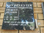 DEVENTER Frederik Hendrik, van 1935-2017