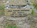 SHEPHERD Jean Parker nee WILSON 1887-1976