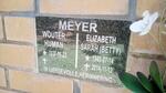 MEYER Wouter Human 1937- & Elizabeth Sarah 1940-2014