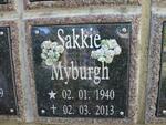 MYBURGH Sakkie 1940-2013