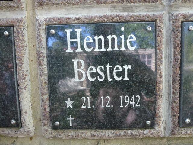 BESTER Hennie 1942-